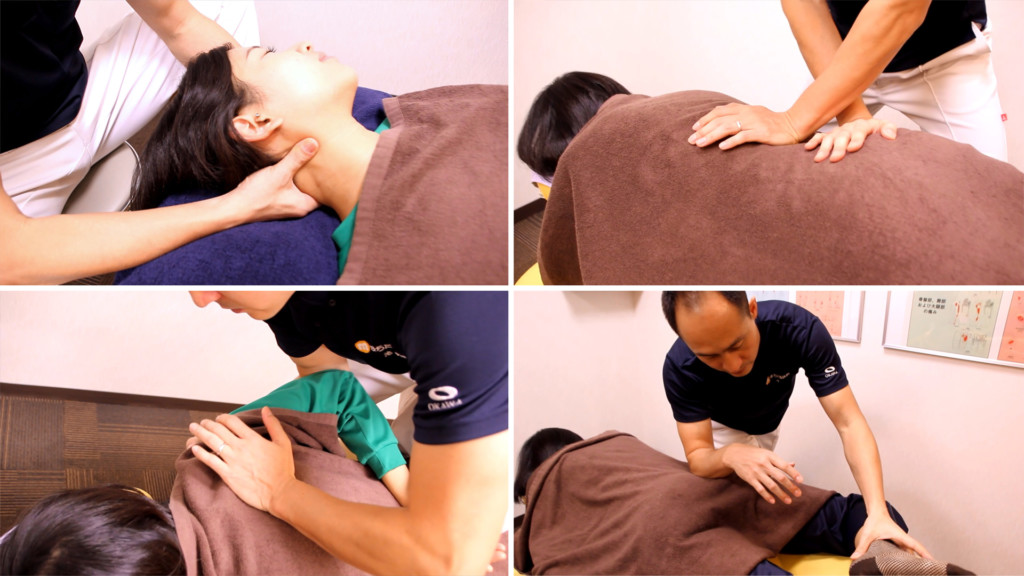 トリガーポイントセラピーの施術様子