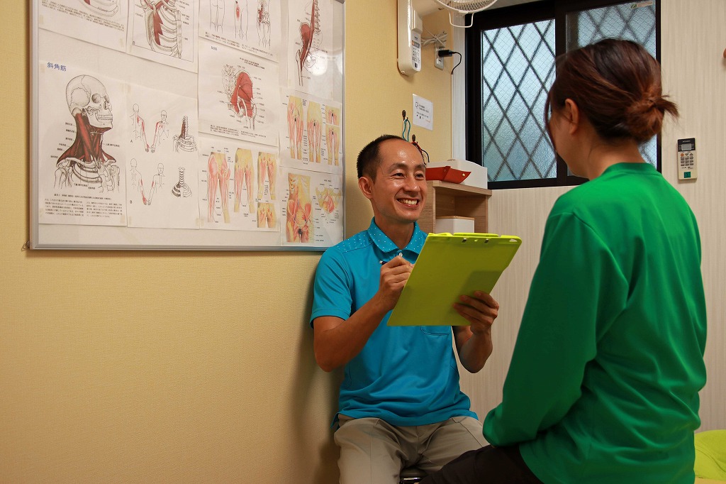 施術前のカウンセリング