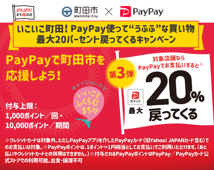 町田Paypayキャンペーン