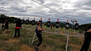 Spear throw
