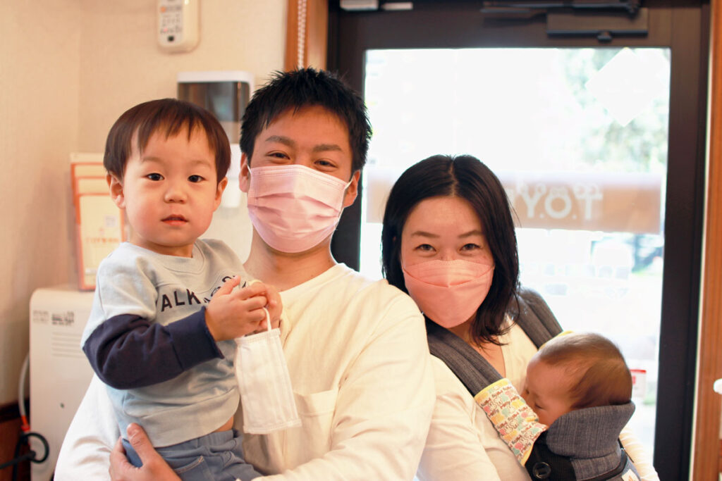 ご家族で来院される方の笑顔